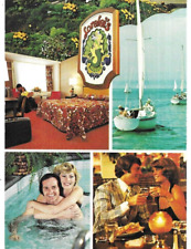 Vintage Large Postcard Marina Del Ray Marriott Inn Hotel Motel California