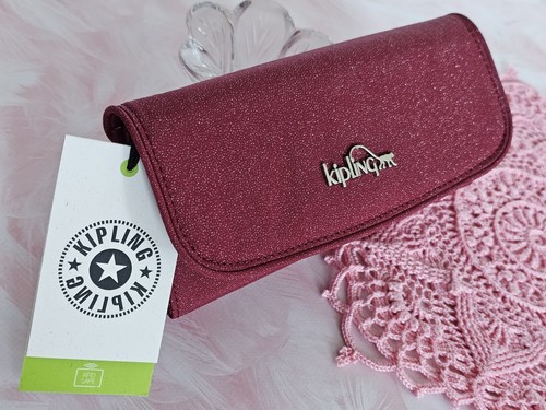 Kipling glitter carmine purse - carmine,