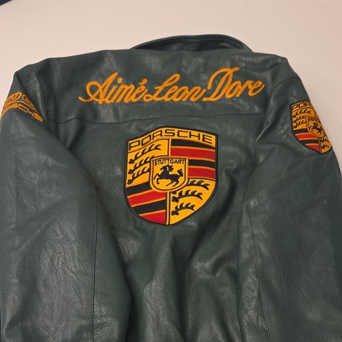 Aml green leather porsche - aml,