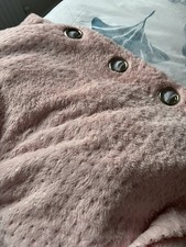 Next Pink Fluffy Curtains With Star Detail 66”x 72”