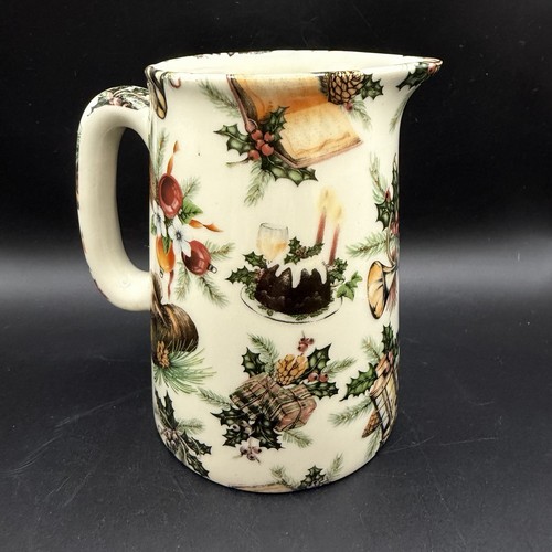 Heron pottery jug christmas - pottery,