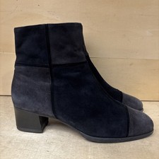 Gabor blue grey - blue, suede