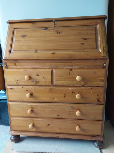 Ducal pine bureau vintage - pine,