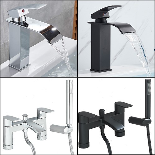 Waterfall basin mixer taps - basin,