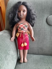 Vintage 1960s Maori doll, 37 cm tall