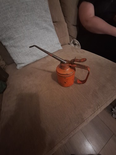 Vintage red wesco thumb pump - wesco, thumb-pump