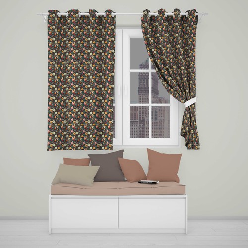 Blackout eyelet curtains - eyelet,
