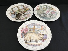 Royal Albert Kitten Plates x 3