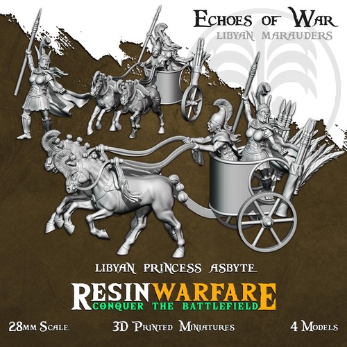 Princess asbyte war chariot - on,