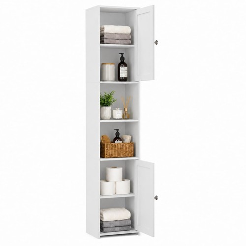 Tall bathroom storage cabinet - storage,