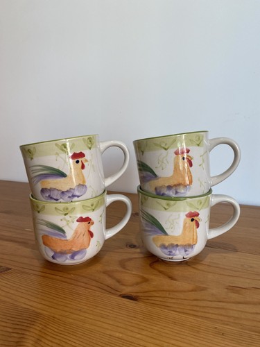 Vintage hand painted mugs - hand,