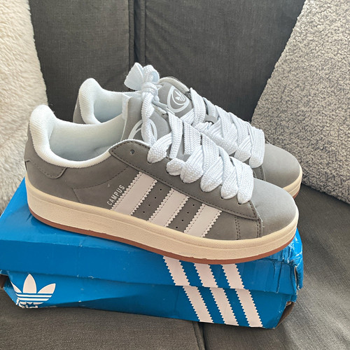 Adidas campus grey - campus, lace