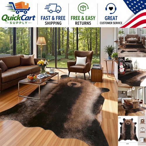 Realistic bear skin area - skin, rug