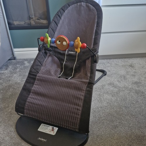 Baby bjorn bouncer with toy - with,