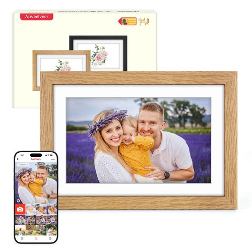 Digital photo frame wifi oak - frame,
