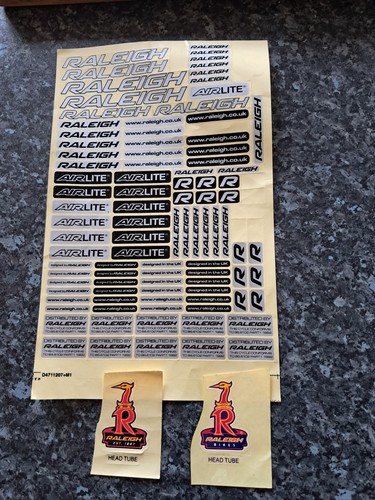 Raleigh vinyl decal stickers - vinyl,