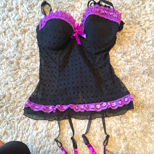 Closer black purple lace - closer,
