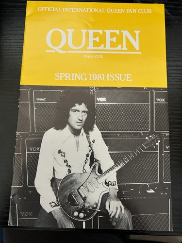 Queen fan club magazine - club, spring