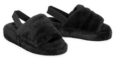 LADIES WOMENS FAUX FUR FLUFFY