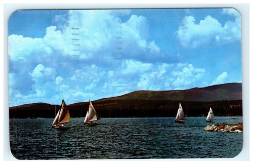 1957 yacht racing - yacht, on