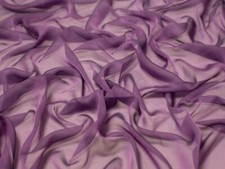 Cationic Sheer Chiffon Fabric