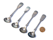 Set of 4 Antique EP Silver
