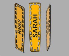 Personalised 3D Printed Spinal Board Ambulance Keyring - Any Colours