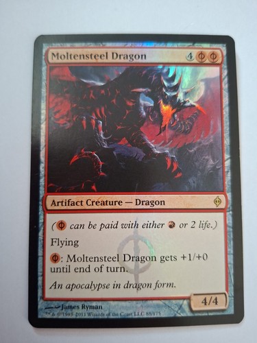 Mtg moltensteel dragon new - mtg,