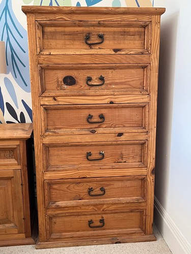 Vintage mexican pine large - vintage,