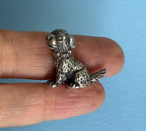 Vintage miniature solid - miniature, silver