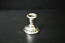 Sterling Silver small Candle Stick Holder Birmingham 1966 by W.I. Broadway & Co