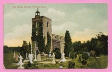 [1651] Middlesex Colored Postcard The Parish Church, West Drayton