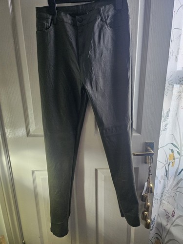Pvc slimfit trousers dark - slimfit,