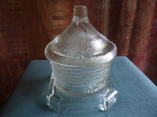 Vintage imperial glass beehive - glass,