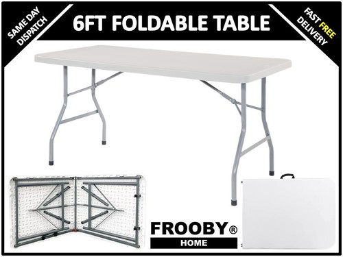 6ft folding trestle table - trestle,