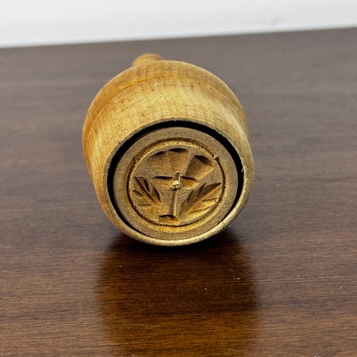 Vintage wooden butter - vintage, mold