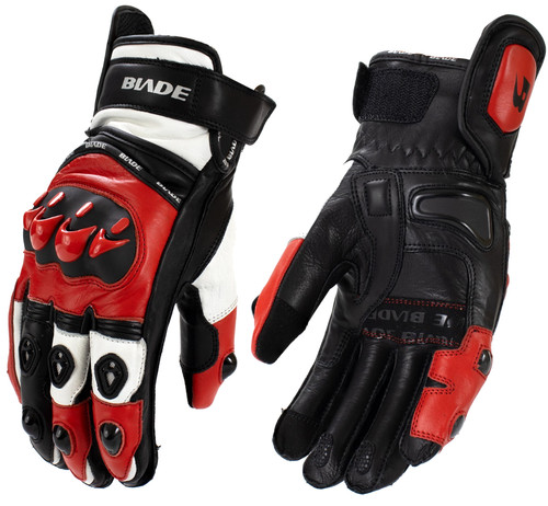 Blade motorbike gloves leather - motorbike,