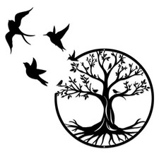 Luccyle Tree Life Metal Wall