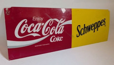 COCA COLA / SCHWEPPES SIGN -