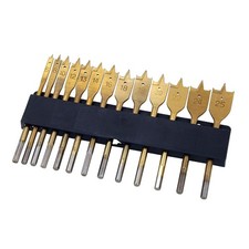 13pce Flat Wood Drill Bit Set