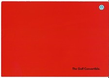 Volkswagen Golf Convertible Mk1 1993 UK Brochure Clipper GTi Rivage Sportline