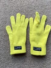 Superdry Gloves S/M Yellow Excellent , Never Worn.