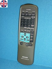 GENUINE ORIGINAL AIWA RC-6AS02 Hi-Fi STEREO REMOTE CONTROL MISSING BATTERY COVER