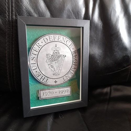 Udr plaque ulster defence - udr,