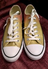 Converse Pink Gold Glitter