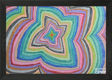 Quad petals framed wall art - quad,