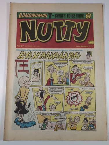 Nutty comic featuring - nutty,