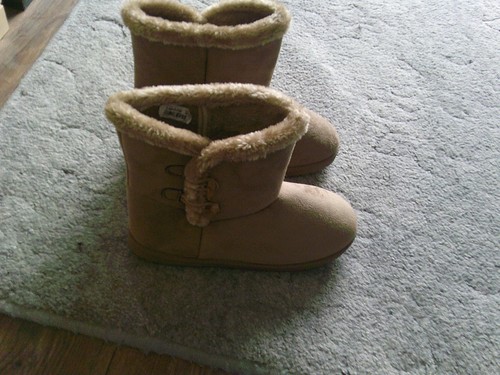Tan nubuck ankle - nubuck, size