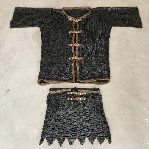 Chainmail shirt with skirt - chainmail,