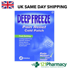 4x Deep Freeze Pain Relief Cold Patches - JOINT | MUSCLE | FOOT | SPRAINS